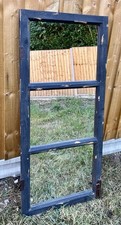 Distressed garden mirror to