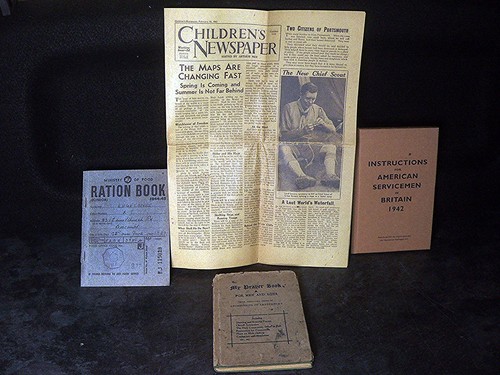 Ww2 1944 1945 ration book - ww2,