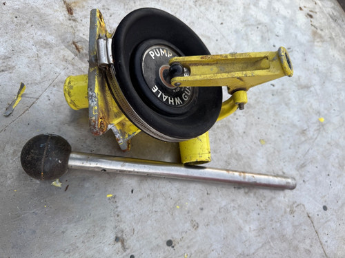 Bulkhead mounted bilge pump
