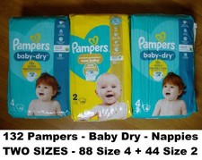 132 x Pampers - Baby Dry -