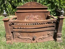 Victorian Cast Iron Fire Basket