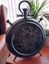 CHAMPS ELYSEES FRANCE antique style MOVING COGS wall clock Steampunk Clock