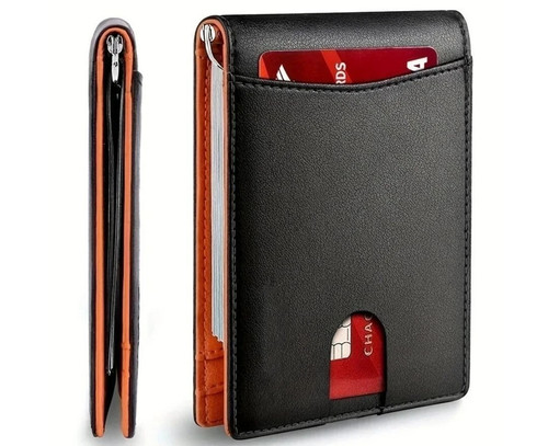 Genuine leather slim - genuine, wallet