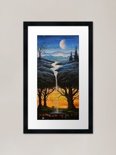 tree design art Framed Art