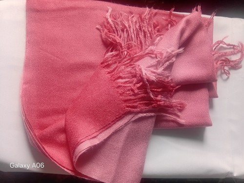 Pink pashmina wrap shawl - pink, light