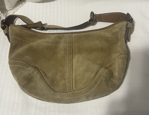 Vintage coach tan suede - vintage,
