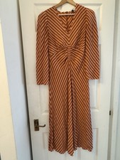 LK Bennett Dress Stripe Silk