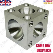 3" x 3" Solid Steel Doming