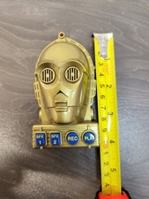 Vintage C3P0 Voice Changer Squawk Box Tiger Electronics 1997 Record + playbck 