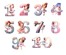 1 to 10 Number Ballerina Cake