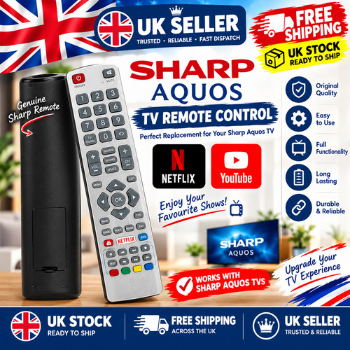 Sharp aquos smart remote - sharp,