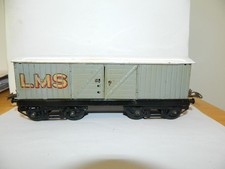 VINTAGE HORNBY O GAUGE LMS LUGGAGE / GOODS VAN        WAGON