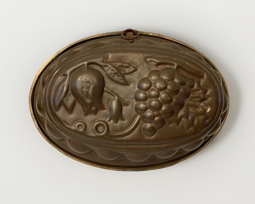 Vintage oval copper jelly - vintage,