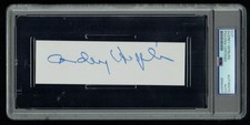 Audrey Hepburn signed