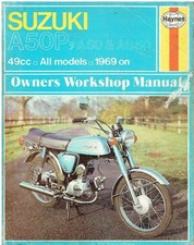 SUZUKI A50P , A50 & AS50 ( 1969-77) OWNERS WORKSHOP MANUAL