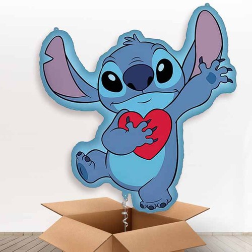 Stitch with heart giant helium - stitch,