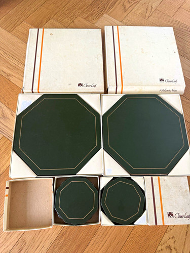 Clover leaf melamine octagon - melamine,
