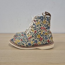 Dr Martens 1460 Evan Liberty Canvas Floral Ankle Vegan Boots Size Uk 6 Eu 39