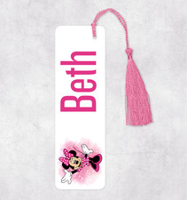 Personalised Minnie Mouse Bookmark