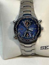 Men's Seiko World Timer Dual