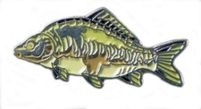 Mirror Carp Fish Enamel Pin Badge with Butterfly Locking Back