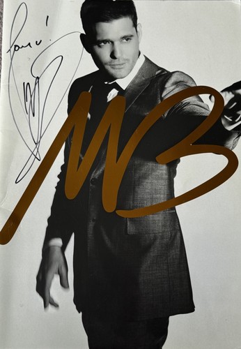 Michael buble hand signed - michael,