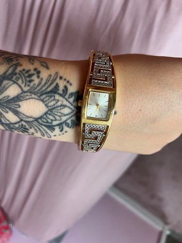 Avon gold greek key - avon, bangle