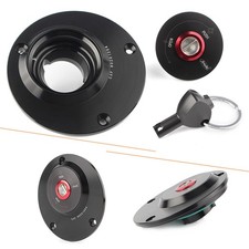 Black Fuel Filler Cover Gas