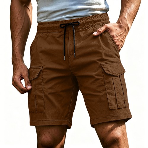 Mens chino shorts - shorts, cotton