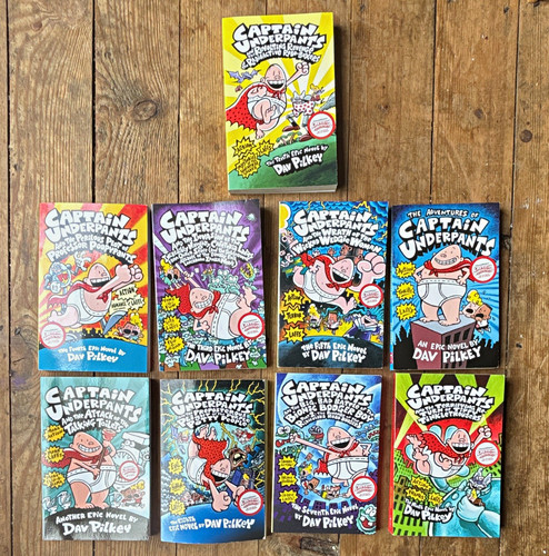 Captain underpants book - captain, 9-book