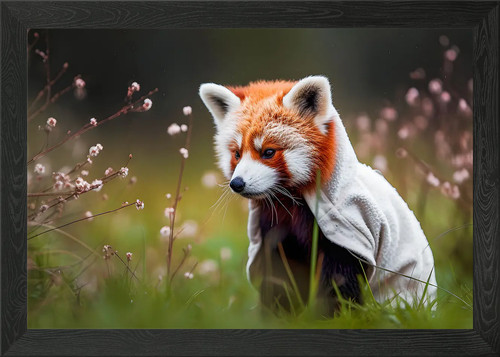 Red panda with - a, hoodie