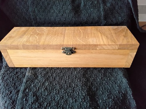 Handmade narrow wooden - wooden, box.