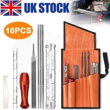 10PCS Chainsaw Sharpening File For Stihl Filing Kit Chain Sharpen Saw Files Tool