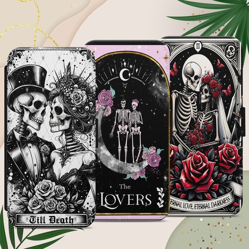 Witch skull skeleton love - skull,