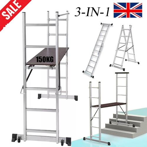 Combination platform ladder - combination,