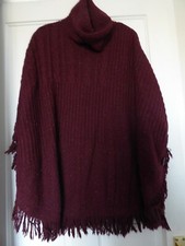 NEW Fat Face Ladies PPL-Elderberry Poncho Size S