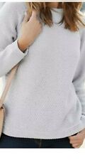 Brand New Ladies Ex Bon Marche Textured Pale Lilac Knitwear Jumper