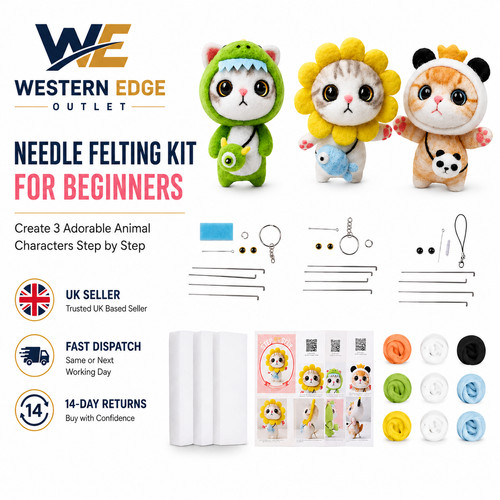3pc needle felting starter - 3pc,