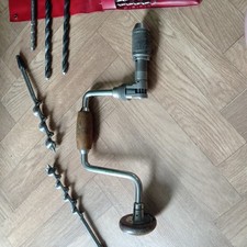 Stanley No 78 - 8” Sweep Ratchet Hand Drill Brace Carpenters Old Tool