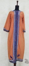 Vintage Traditional Moroccan Style Hand Embroidered Kaftan/ Gown