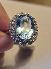 STS 925 Sterling Silver Blue