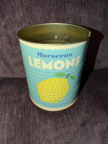 Medium lemon storage - lemon, tin