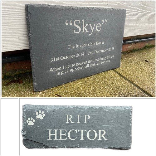 Personalised pet memorial - pet,