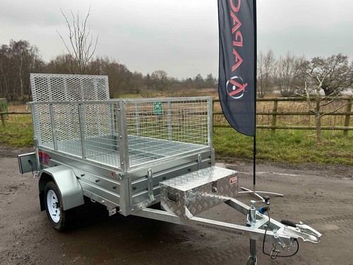 Demo 7ft 4ft trailer with - ex,