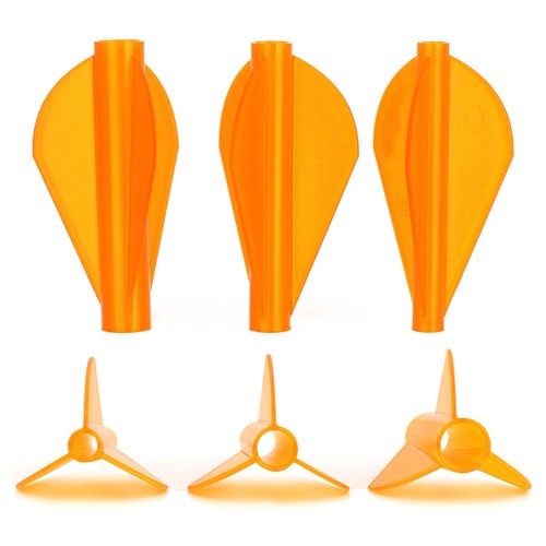 Archery arrow vanes - archery, tpu