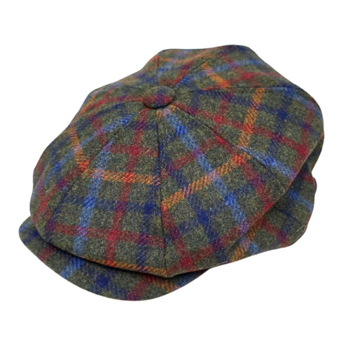 Wool newsboy cap herringbone - newsboy,