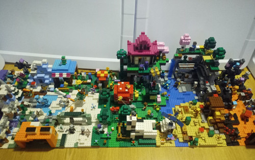 Mega lego minecraft world - lego, for