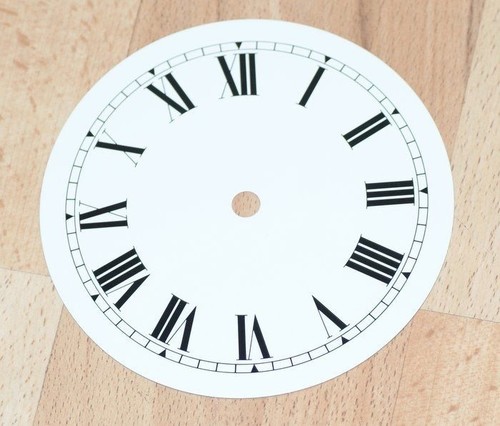 New white clock dial - new, 300mm
