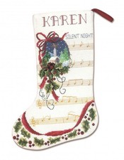 Janlynn Silent Night Stocking