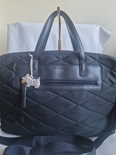 Radley navy quilted - navy,